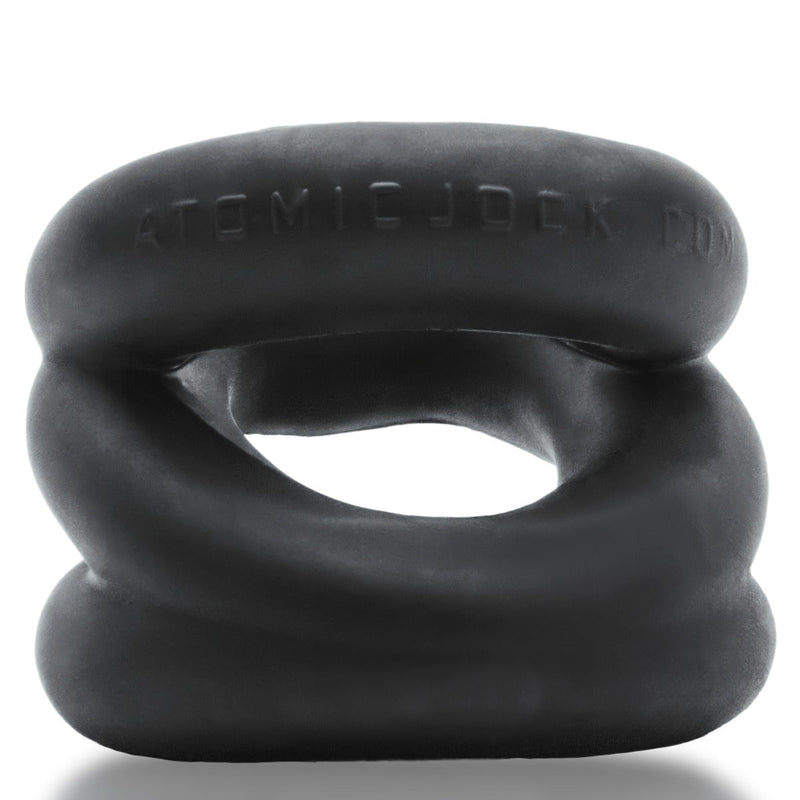 Oxballs - Z-Balls Ballstretcher - Night Edition - Siliconen/TPR - Zwart