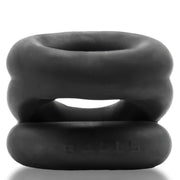 Oxballs - Z-Balls Ballstretcher - Night Edition - Siliconen/TPR - Zwart