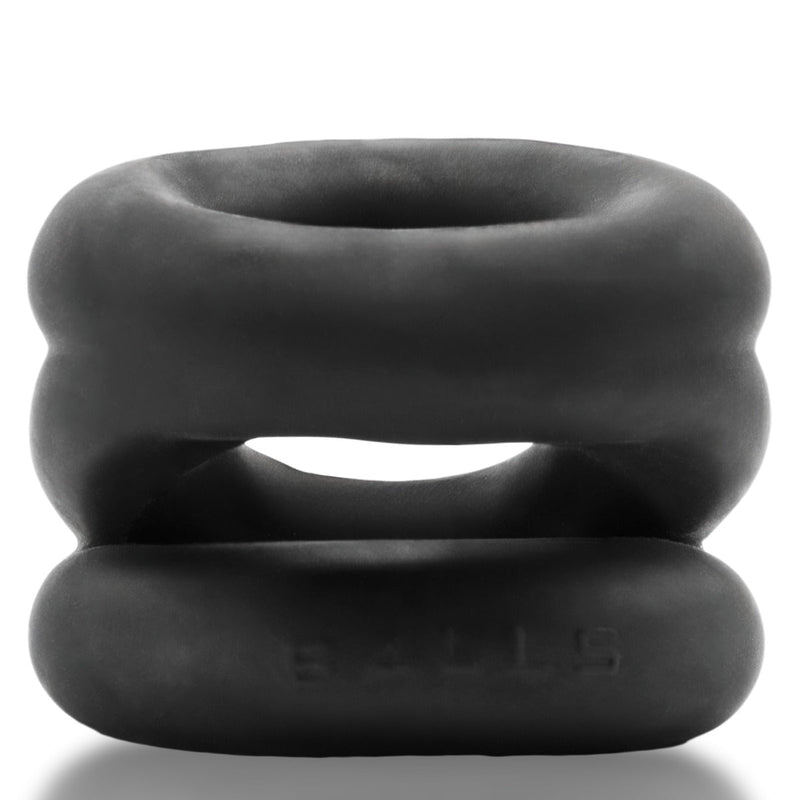 Oxballs - Z-Balls Ballstretcher - Night Edition - Siliconen/TPR - Zwart