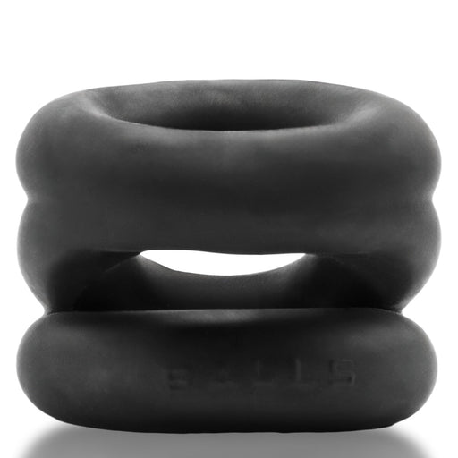 Oxballs - Z-Balls Ballstretcher - Night Edition - Siliconen/TPR - Zwart