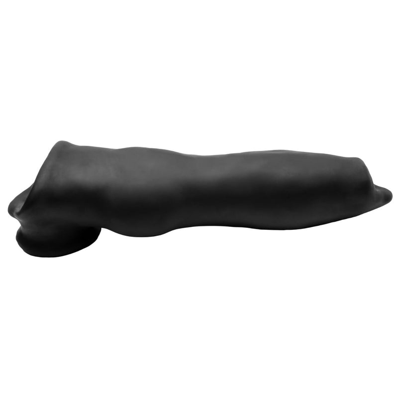 Oxballs - Fido - Puppy Play Penis Sleeve - Night Edition - Siliconen/TPR- Zwart