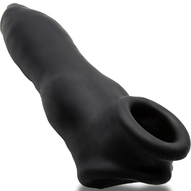 Oxballs - Fido - Puppy Play Penis Sleeve - Night Edition - Siliconen/TPR- Zwart