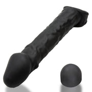 Oxballs - Muscle Ripped - Penis Sleeve - Night Edition - Siliconen/TPR - Zwart
