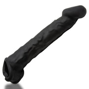 Oxballs - Muscle Ripped - Penis Sleeve - Night Edition - Siliconen/TPR - Zwart