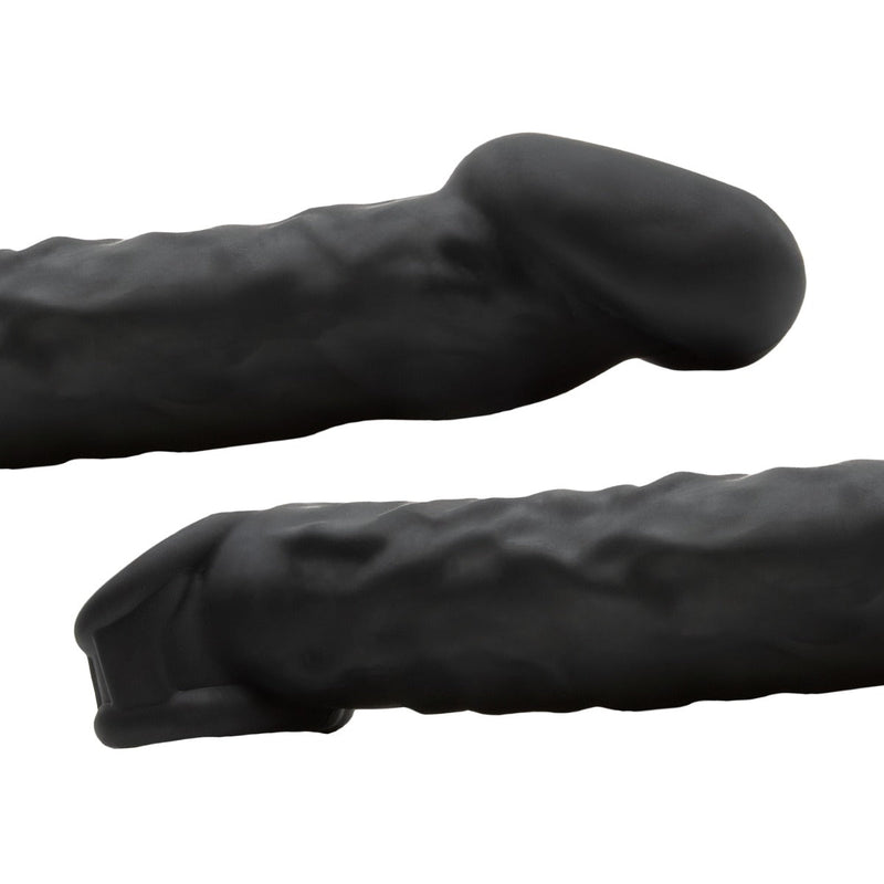 Oxballs - Muscle Ripped - Penis Sleeve - Night Edition - Siliconen/TPR - Zwart