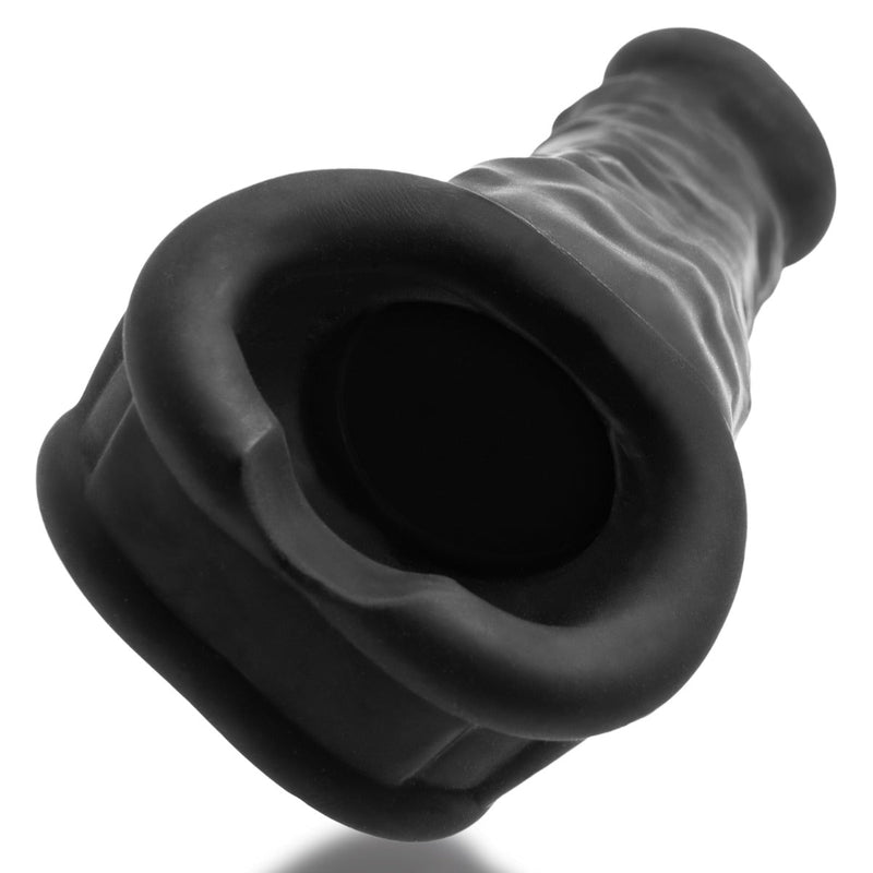 Oxballs - Muscle Ripped - Penis Sleeve - Night Edition - Siliconen/TPR - Zwart
