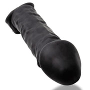 Oxballs - Muscle Ripped - Penis Sleeve - Night Edition - Siliconen/TPR - Zwart