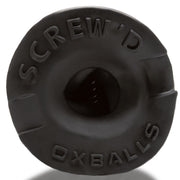 Oxballs - Screwdhole - Inbrengbare Fuck Sleeve - Night Edition - Siliconen/TPR - Zwart