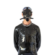 GASMASTER Alien Gasmasker – Gepolariseerde Lenzen + Metalen Oogkappen