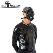 GASMASTER Alien Gasmasker – Gepolariseerde Lenzen + Metalen Oogkappen