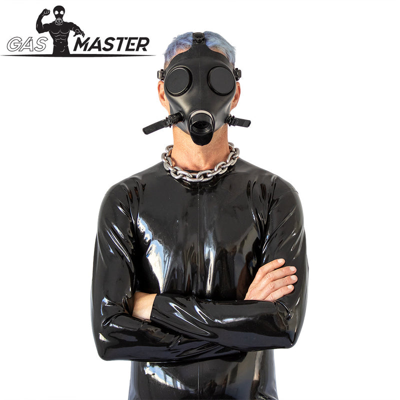 GASMASTER Alien Gasmasker – Gepolariseerde Lenzen + Metalen Oogkappen