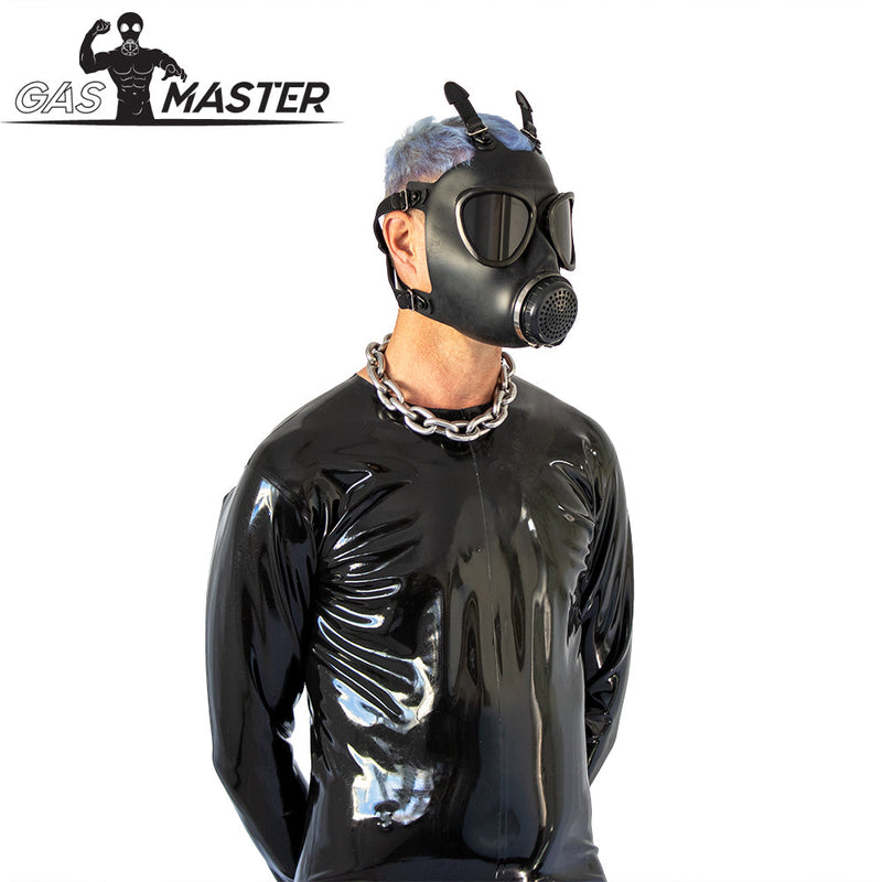 GASMASTER Army Gasmasker – Zwarte Lenzen