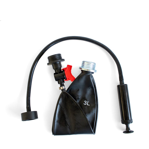 GASMASTER Rebreathing Bag XXL – 3L Rubber met RD40 Schroefdraad
