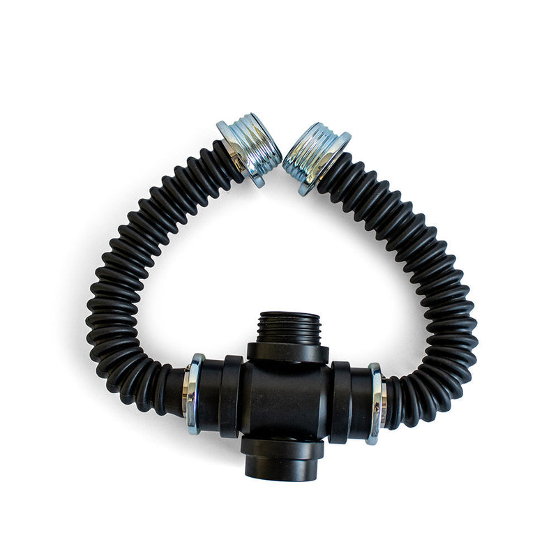 GASMASTER RD40 Gasmasker Kruisadapter met Slangen