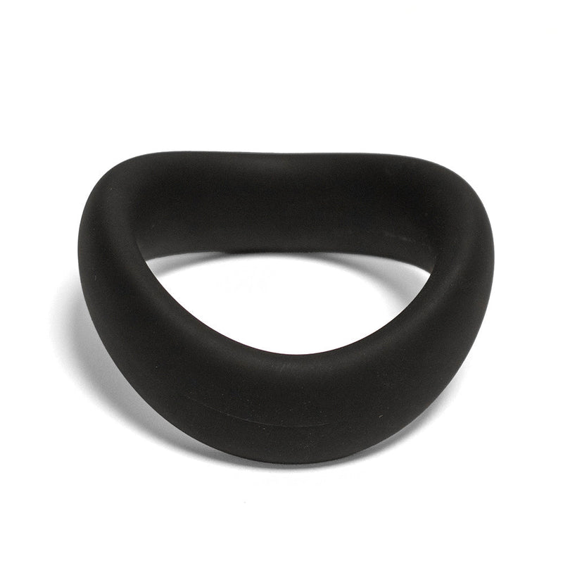 Brutus - Ergo - Siliconen Cockring - Zwart