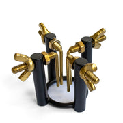 Black Label - 4-Way Urethrale Stretcher - Zwart/Goud