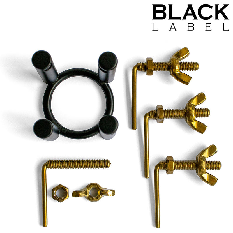 Black Label - 4-Way Urethrale Stretcher - Zwart/Goud