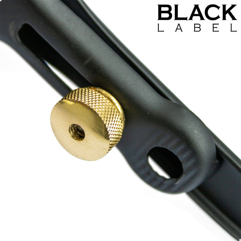 Black Label - Cusco Speculum met glijmiddel-slangetje - Zwart/Goud