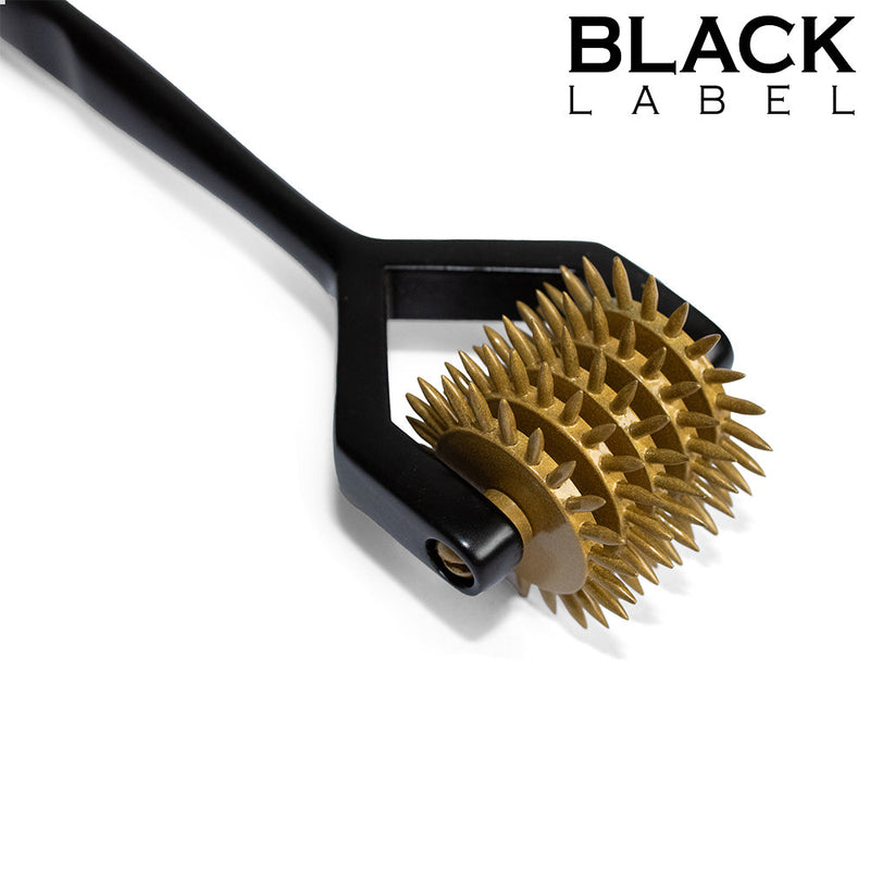Black Label - Wartenburg Pinwheel met 5 Wieltjes - Zwart/Goud