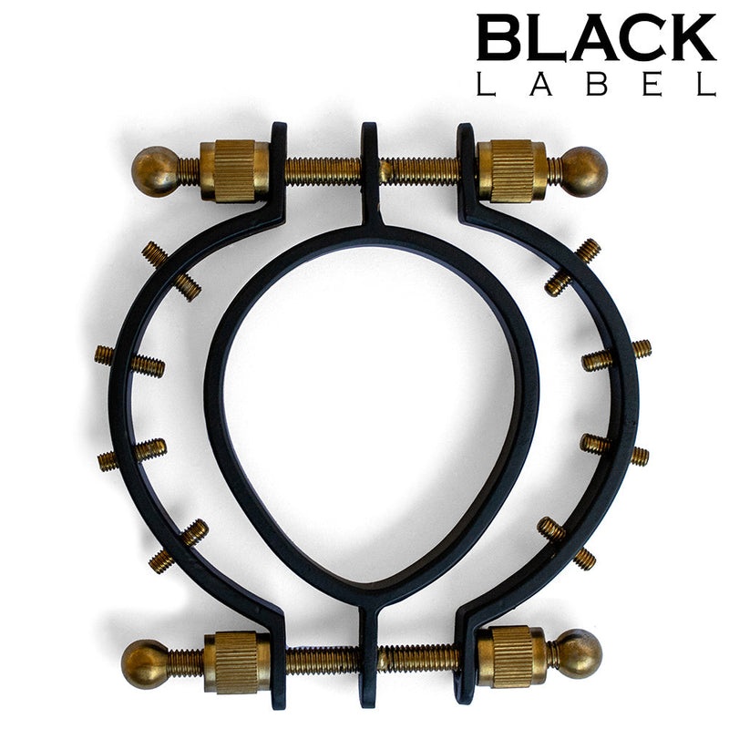 Black Label - Pussy Klem 2.0 - Vagina Klem met Spikes - Zwart/Goud