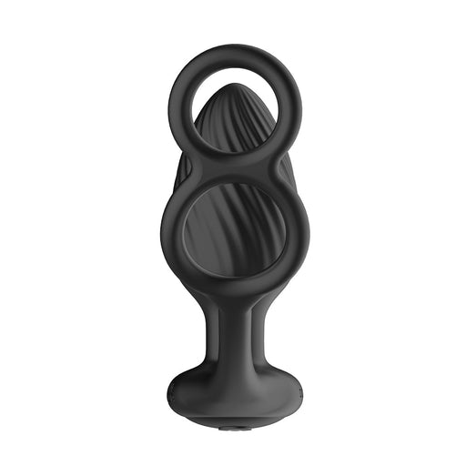 Nexus - Tornado - Vibrerende Buttplug met Cockring en Scrotumring