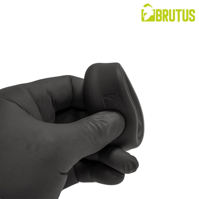 Brutus - Cocklifter - Superzachte Siliconen Cockring - Zwart