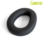 Brutus - Mucho Macho - Superzachte Siliconen Ergo Cockring - Zwart