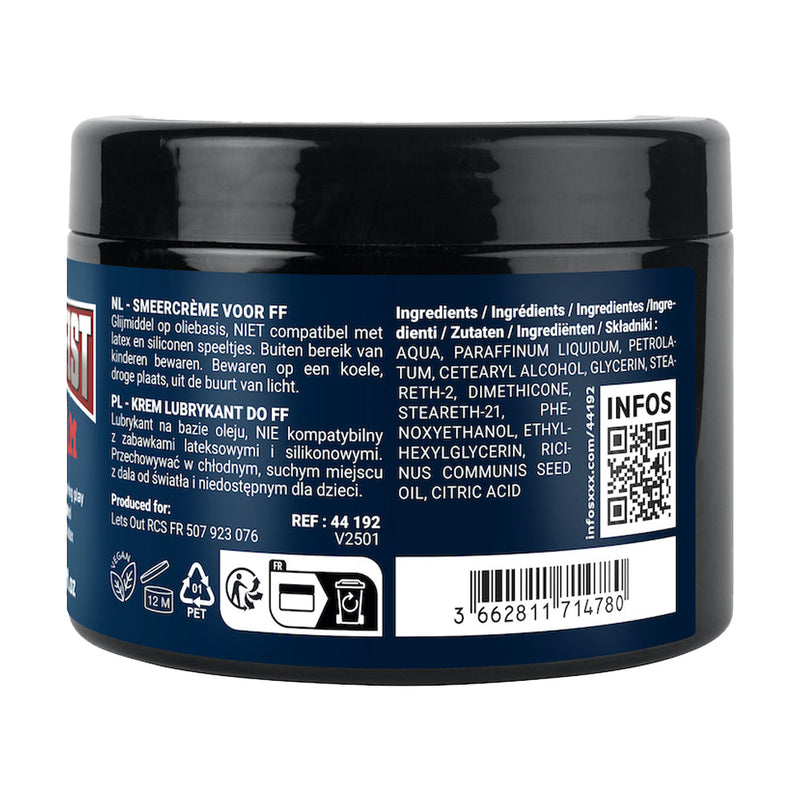 Fuck&Fist Cream - Romig Fisting Glijmiddel op Oliebasis - 500 ml