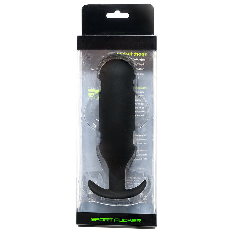Sport Fucker - Next Level Trainer Plug - Buttplug - Siliconen - Zwart