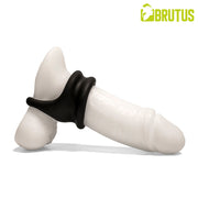 Brutus - Viceversa- Superzachte Siliconen Penis- en Scrotumring - Zwart