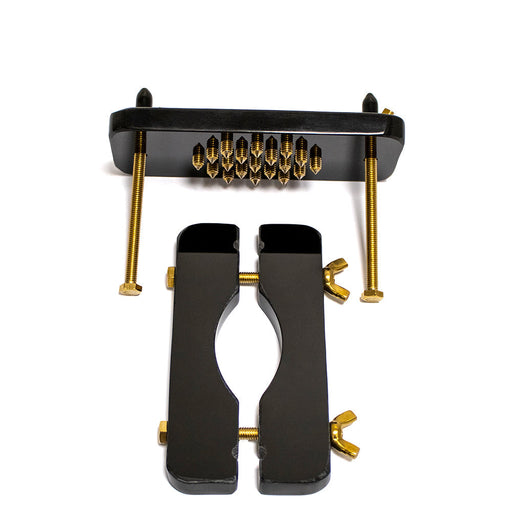 Black Label - Ball Crusher met Spikes - Zwart/Goud