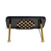 Black Label - Ball Crusher met Spikes - Zwart/Goud