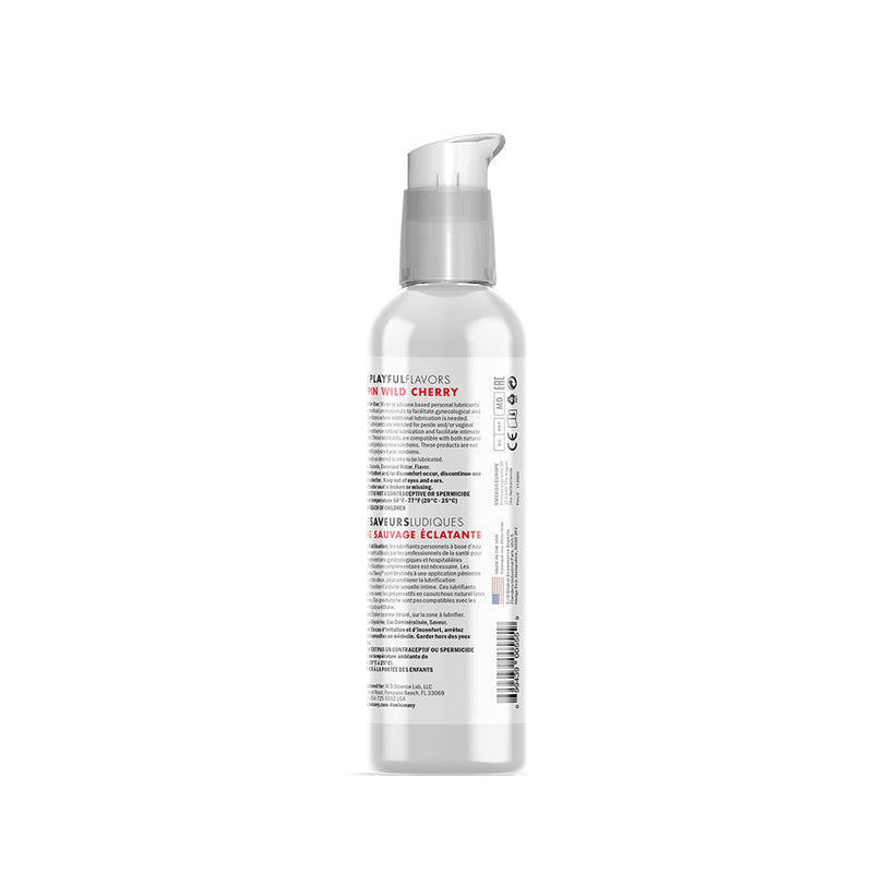 Swiss Navy - 4 in 1 Playful Flavors - Likbaar en Verwarmend Glijmiddel en Massage - Poppin Wild Cherry