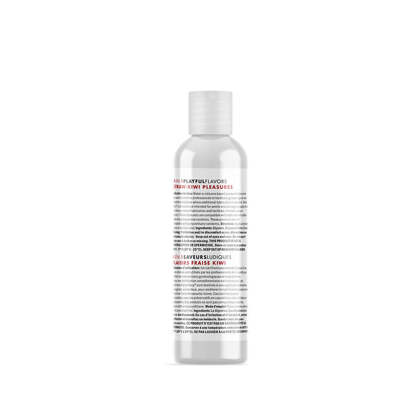 Swiss Navy - 4 in 1 Playful Flavors - Likbaar en Verwarmend Glijmiddel en Massage - Strawberry Kiwi Pleasure