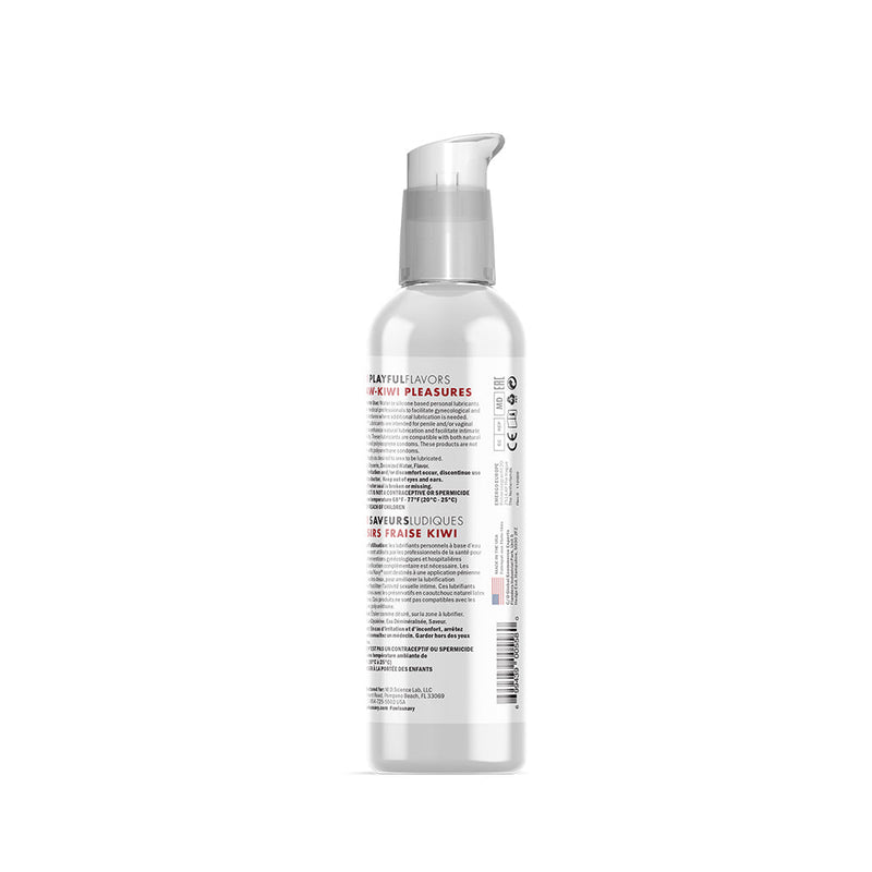 Swiss Navy - 4 in 1 Playful Flavors - Likbaar en Verwarmend Glijmiddel en Massage - Strawberry Kiwi Pleasure