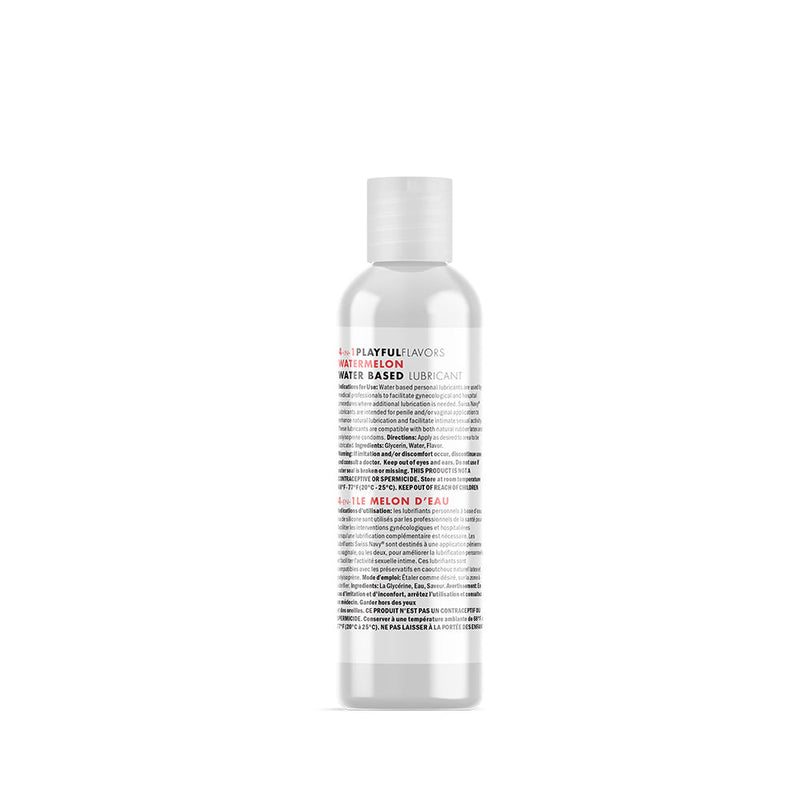 Swiss Navy - 4 in 1 Playful Flavors - Likbaar en Verwarmend Glijmiddel en Massage - Watermeloen