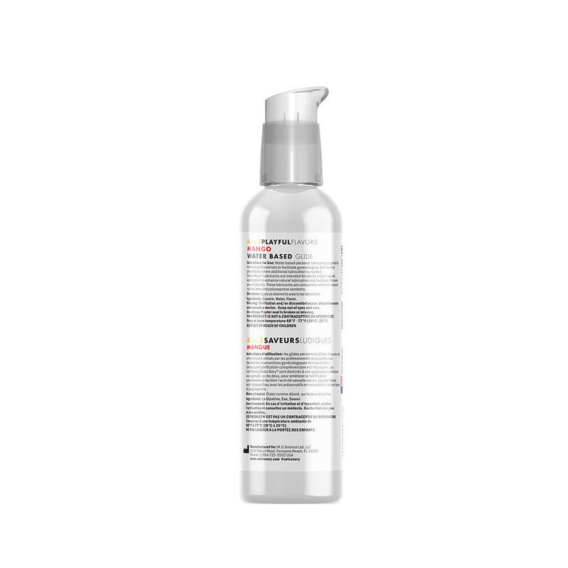 Swiss Navy - 4 in 1 Playful Flavors - Likbaar en Verwarmend Glijmiddel en Massage - Mango