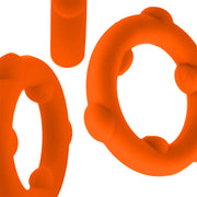 Oxballs - Spinner - Siliconen Cockring - Oranje