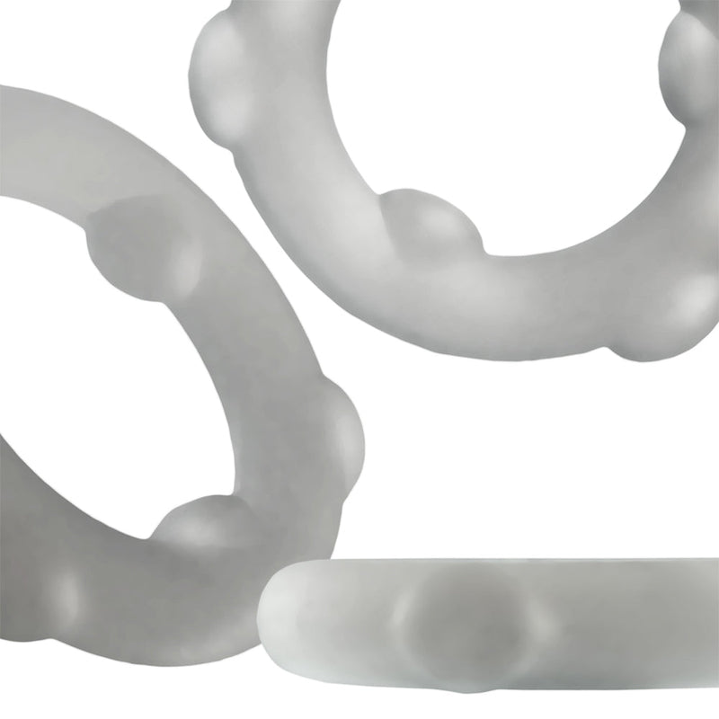 Oxballs - Spinner - Siliconen Cockring - Transparant