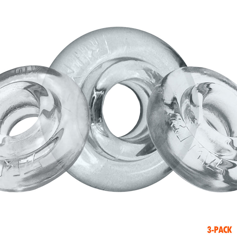 Oxballs - Rimringz - Multisize Pack 3 stuks - Transparant-Erotiekvoordeel.nl