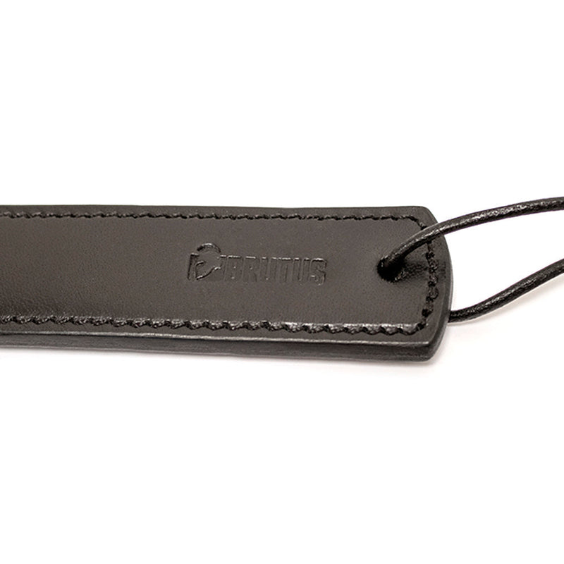 Brutus - Lederen Puppy Trainer Paddle - Zwart