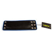 Brutus - Lederen Polsportemonnee met Rits - Zwart/Blauw
