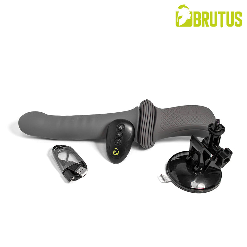 BRUTUS - Thruster Mega Fucker - Stotende Dildo - Zwart
