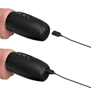 Pipedream - King Cock - Stotende Vibrerende en Verwarmende Dildo met Scrotum - 16,5 cm - Lichte Huidskleur