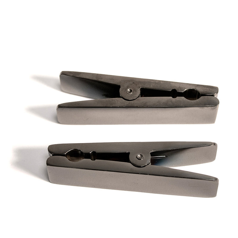 Black Label - Wasknijper Tepelklemmen - Zwart Chroom