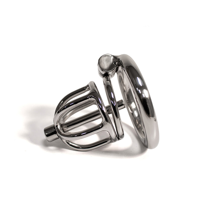Black Label - The Knob Maker - Kuisheidskooi met Penisplug - RVS