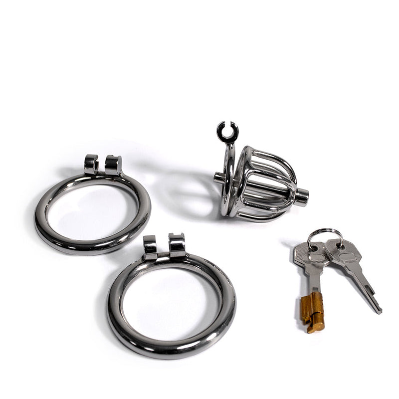 Black Label - The Knob Maker - Kuisheidskooi met Penisplug - RVS