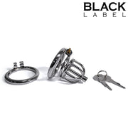 Black Label - The Knob Maker - Kuisheidskooi met Penisplug - RVS