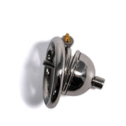 Black Label - The Knob Dome - Kuisheidskooi met Penisplug - Voor Kleine Penis - RVS