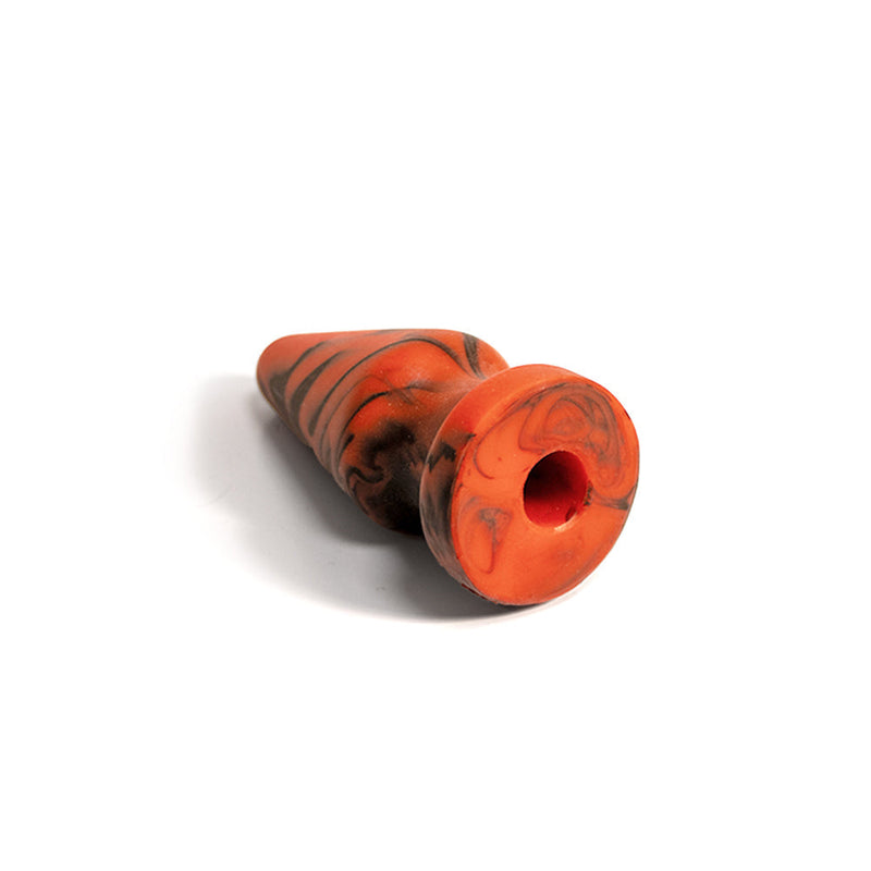 Brutus Nightmare - Rhino - Vac-U-Lock Buttplug - Siliconen - Rood/Zwart